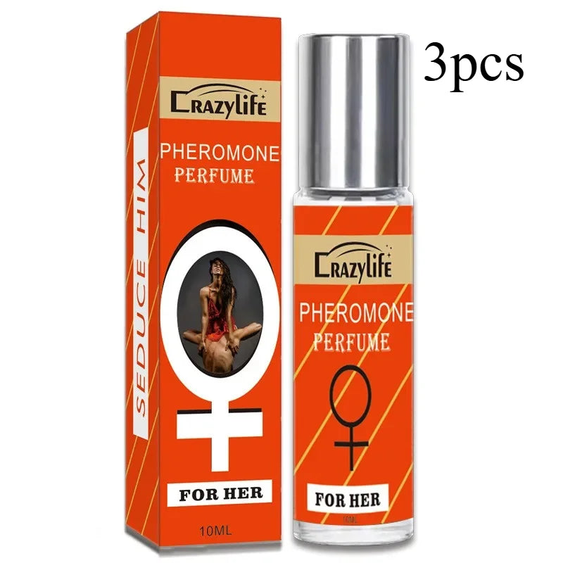 3pcs KAKOU Upgraded CARDIAC SIGNAL DANGEROUS LIAISONS Erotic REFRESH Pheromone Perfume Roller Ball Fragrance Spray for Men Women