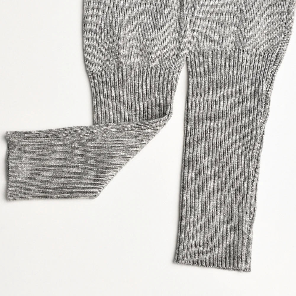 Apprabant Rib Knitted Two Piece Set