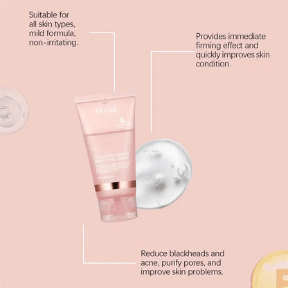 Collagen Night Mask – Korean Wrapping Gel for Moisture, Firmness & Radiant Skin (75ml)