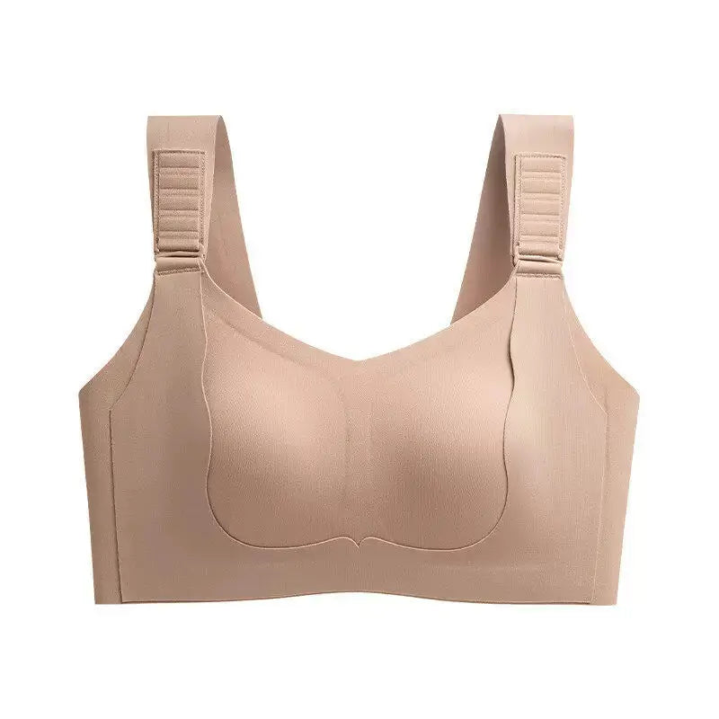 Plus Size Women Seamless Lingerie Adjustable Strap