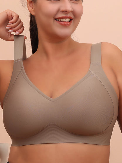 Big breasted sleeping bra for women 6XL without steel