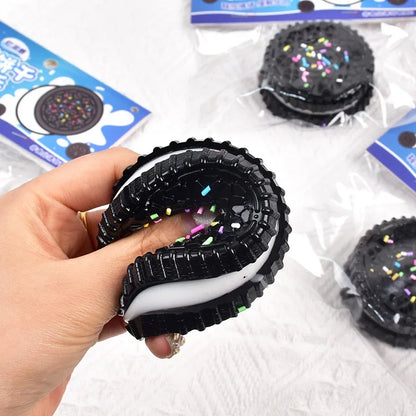 Simulated Ultra-Soft Sandwich Cookies Squishy Toy