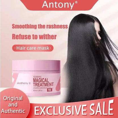 5 Seconds Magical Keratin Hair Mask Repair Damaged Hair Frizzy Soft Smooth Shiny Deep Moisturizing Nourish Hair Root Beauty Care