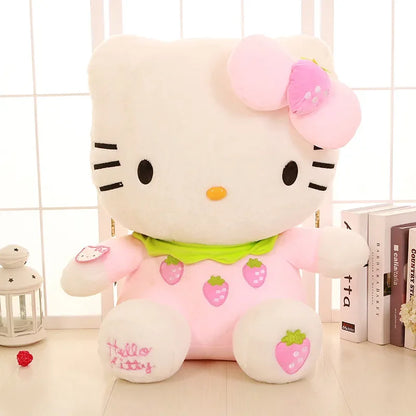 22-35cm Hello Kitty Anime Cartoon Cute Stuffed Toys Sanrio Plushier Soft Pillow Birthday Gifts For Girls Kawaii Pendant Dolls