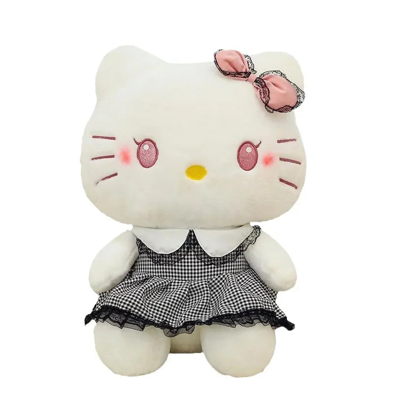 22-35cm Hello Kitty Anime Cartoon Cute Stuffed Toys Sanrio Plushier Soft Pillow Birthday Gifts For Girls Kawaii Pendant Dolls