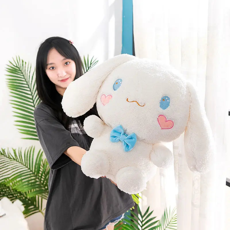 Cinnamoroll Plush Toys Cartoon Big Ear Dog Doll Little White Dog Toy Gives Best Friend Girl Sleep Pillow Decoration Plush Doll