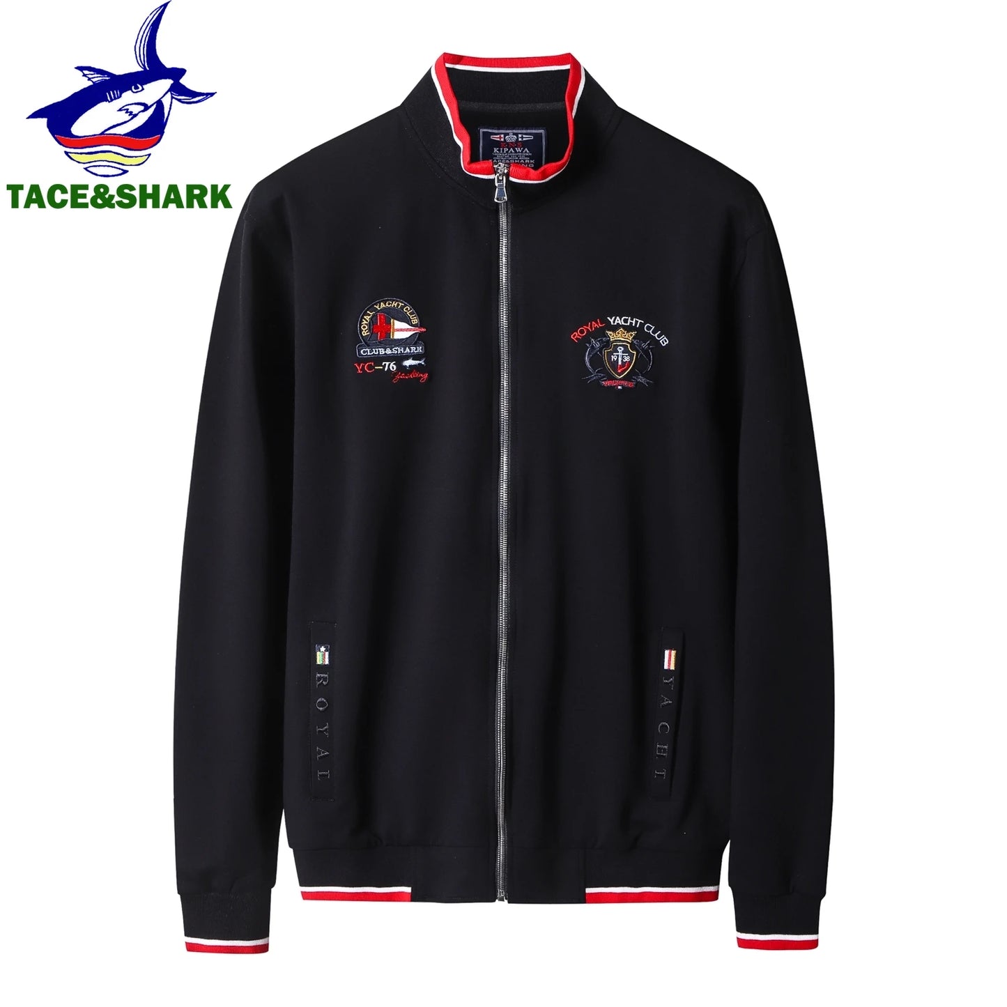 TACE&SHARK Casual White Military Jacket