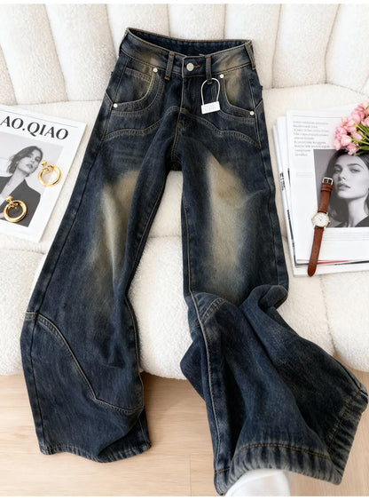 Dark Wash Denim Pants