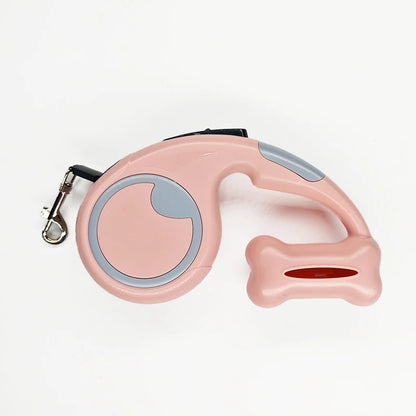 Automatic Retractable Dog Leash – 3M/5M Nylon Traction Lead for Small Pets