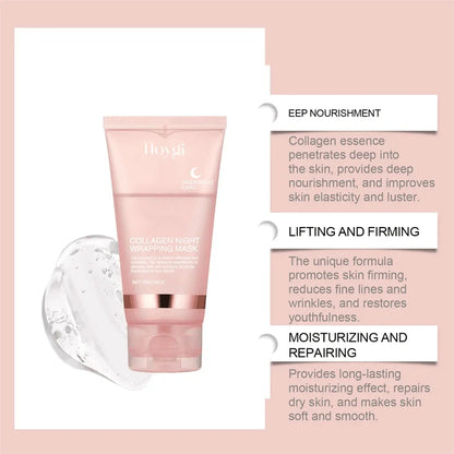 Collagen Night Mask – Korean Wrapping Gel for Moisture, Firmness & Radiant Skin (75ml)