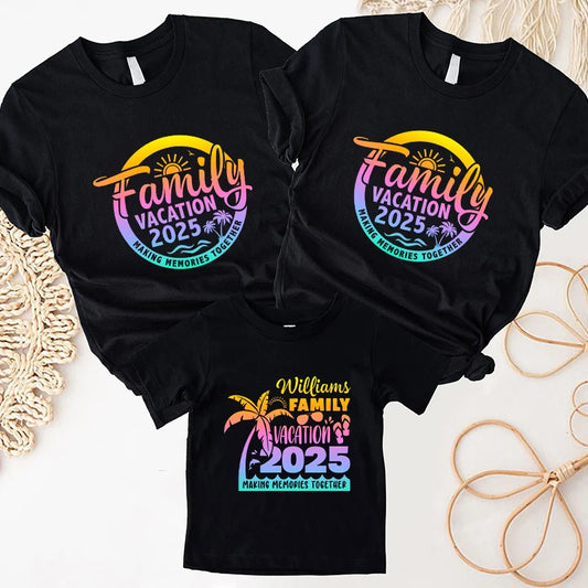 Family Cruise Vacation T-shirt Making Memories Together Tees