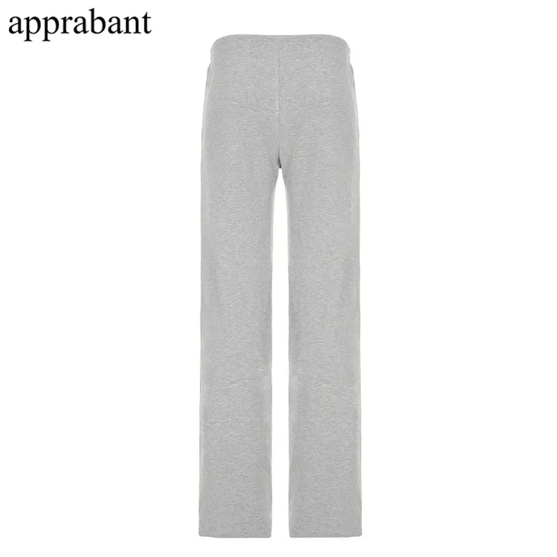 Drawstring High Waist Trousers Set