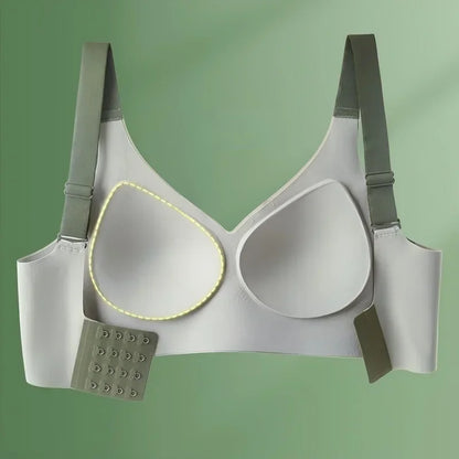 Women's Plus Size Seamless Bra Wide Adjustable Straps
