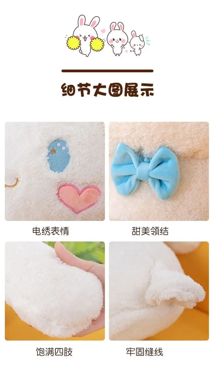 Cinnamoroll Plush Toys Cartoon Big Ear Dog Doll Little White Dog Toy Gives Best Friend Girl Sleep Pillow Decoration Plush Doll