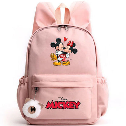 Disney Mickey & Minnie Mouse Backpack – School & Travel Rucksack with Rabbit Ears