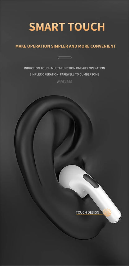 Air Pro 6 TWS Wireless Bluetooth For Apple iPhone 15 14 13 12 11 Pro Max Earphones Pods Earbuds For Xiaomi 14 Headset Headphone