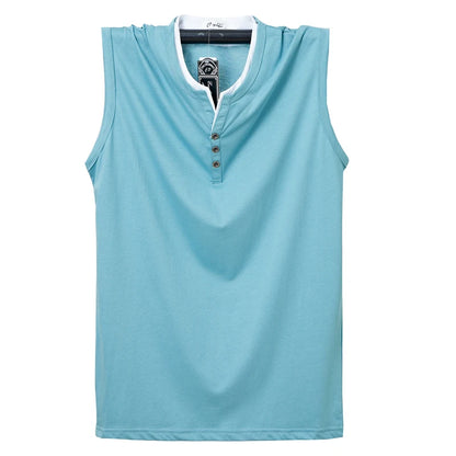 Mens Sleeveless Cotton Tank Top