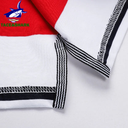 TACE&SHARK Straight Men's Striped Polos
