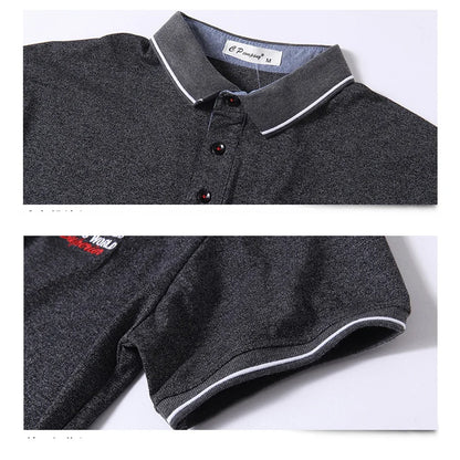 Purple Men Polo Shirt