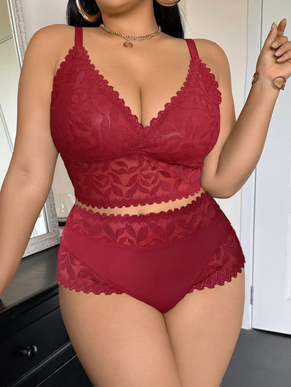 Women's Plus Size Sexy Lingerie Set