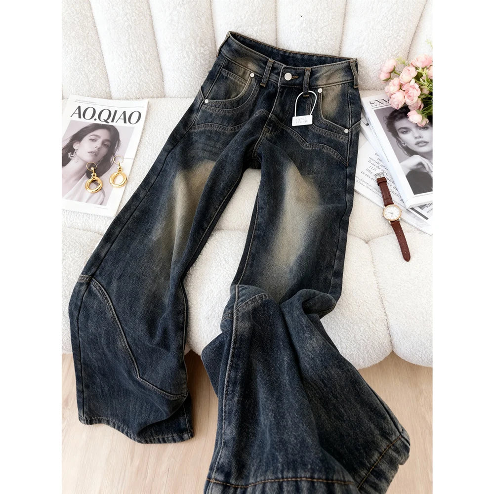 Dark Wash Denim Pants