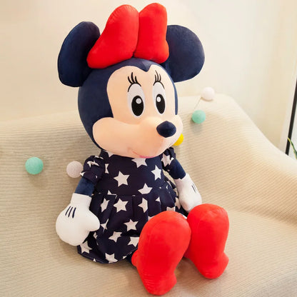 Disney Mickey & Minnie Plush Dolls – 35/45cm Soft Star Pillow Toys | Stuffed Cushion Gift for Kids, Girls & Birthdays