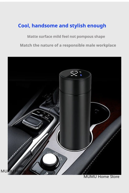 500ML Intelligent Temperature Thermos Bottle – LED Display & Stainless Steel Insulation
