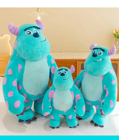 45cm New Rabbit Hair Blue Monster Plush Toys Boy Blue Monster Plushies Toy Children's Dolls Sleep Pillow Girl Doll for Kids Gift