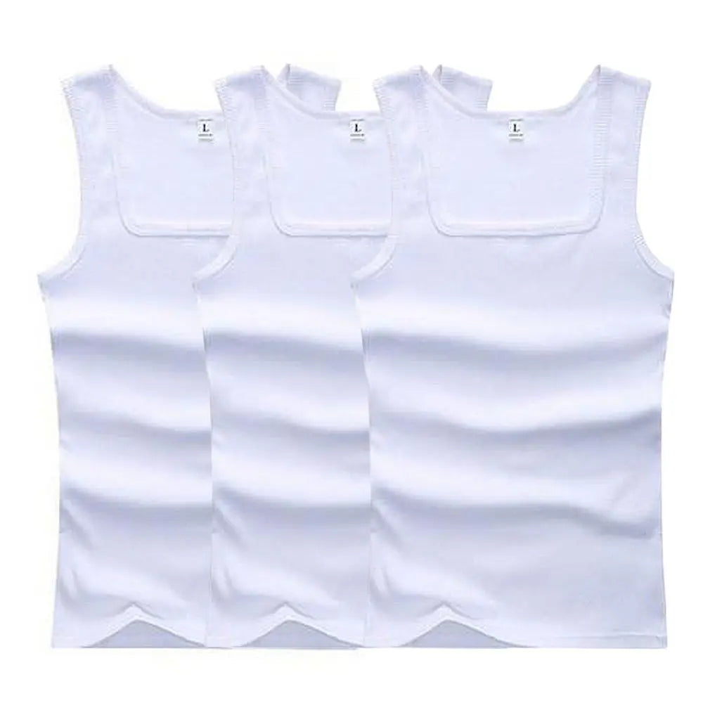 3pcs/lot Cotton Mens Tank Tops Sleeveless