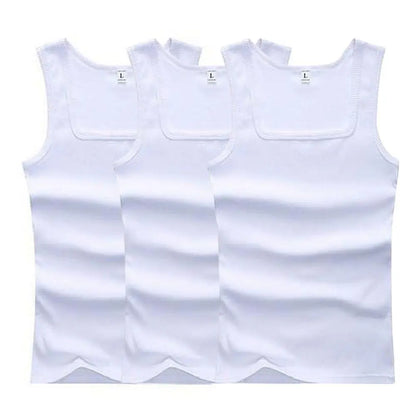 3pcs/lot Cotton Mens Tank Tops Sleeveless