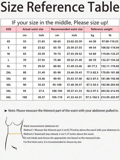 Plus Size Women Waist Trainer Sauna Sweat Belt