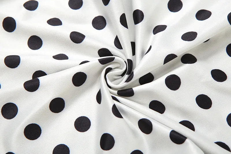Polka Dot Letter Print 2 Piece Set