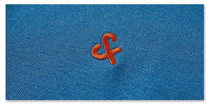 Mens Casual Knot Embroidery 95% Cotton Polo Shirt