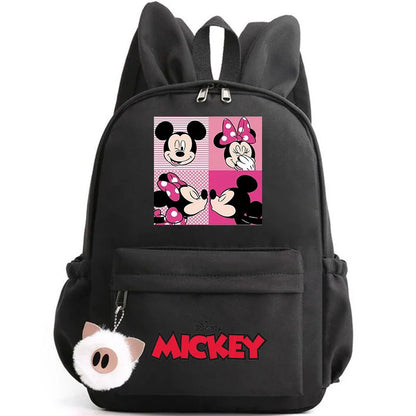 Disney Mickey & Minnie Mouse Backpack – School & Travel Rucksack with Rabbit Ears