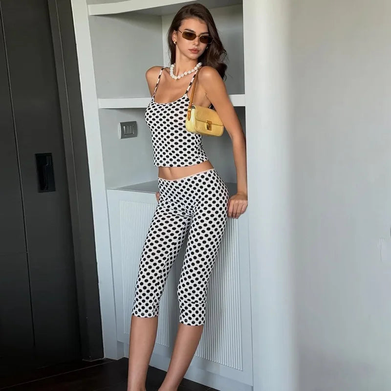 Polka Dot Pants Set