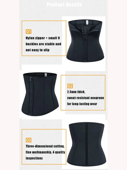 Plus Size Women Waist Trainer Sauna Sweat Belt