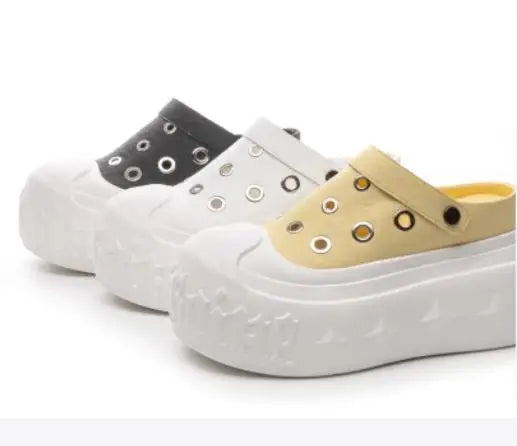 Fujin 9cm Synthetic Microfiber Leather Chunky Sneakers