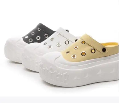 Fujin 9cm Synthetic Microfiber Leather Chunky Sneakers