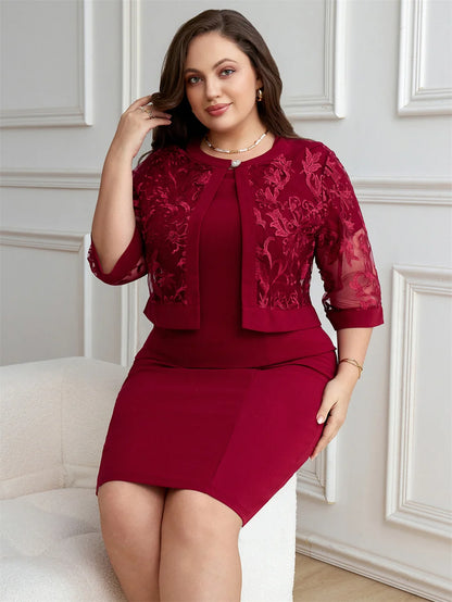 GIBSIE Plus Size Dress Sets