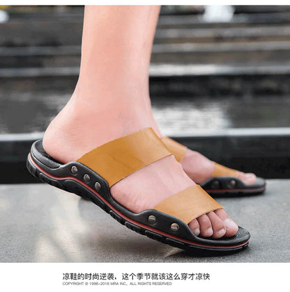 Men plus size 48 solid color summer light casual sandals