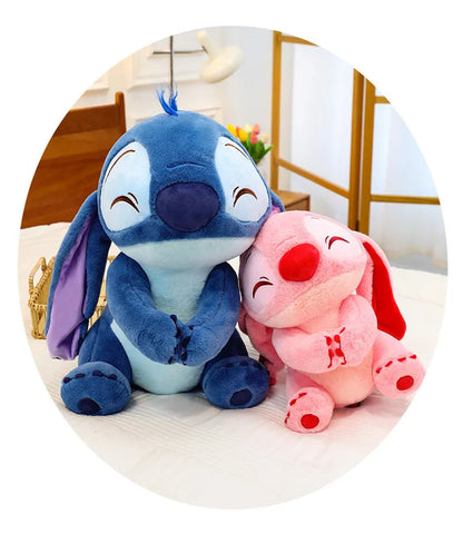 45cm Disney's New Heart Hugging Stitch Cartoon Plush Toy Stitch Soft Stuffed Plushies Toy Dolls Cloth Doll Gifts to Friends