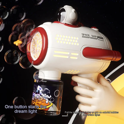 Astronaut Handheld Electric Bubble machine Bubble Gun