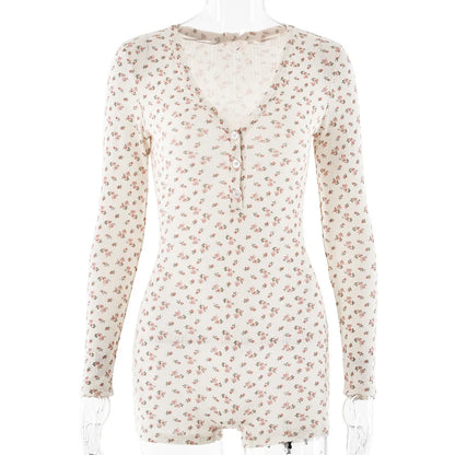V Neck Button Half Cardigan High Waist Straight Pants
