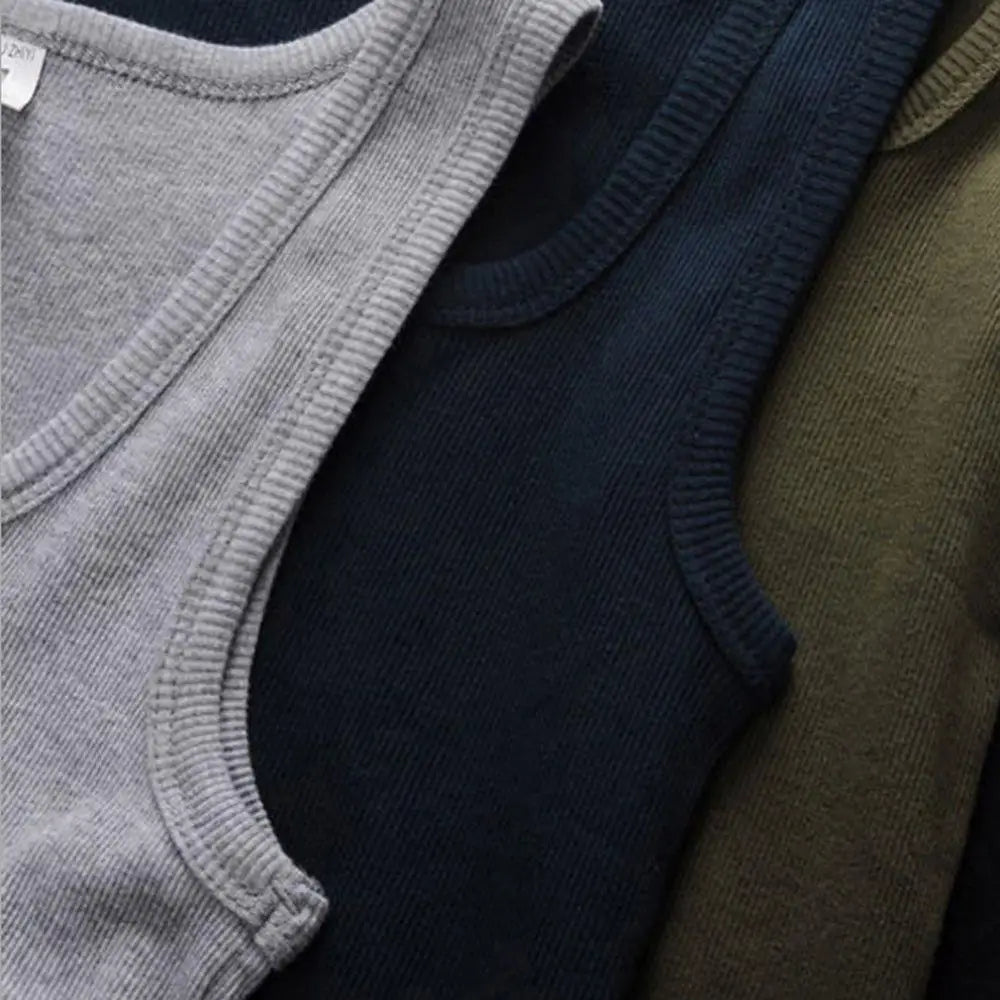 3pcs/lot Cotton Mens Tank Tops Sleeveless