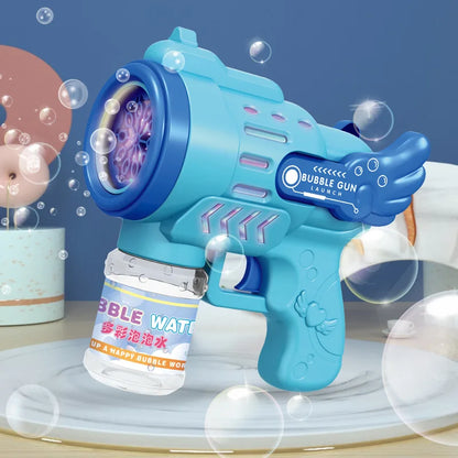 Bubble Machine Gun Automatic Blower with Led Lights