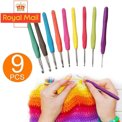 9pcs Knitting Tool Sweater Needle Crochet DIY