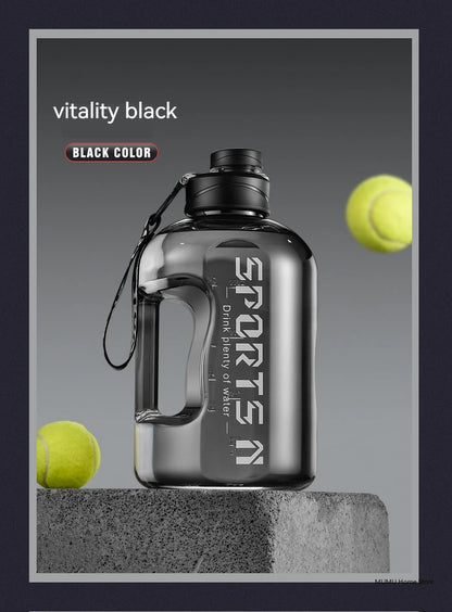 1.7L/2.7L/4L/5L Large Capacity Sports Water Bottle – Gym, Camping & Fitness Hydration Jug