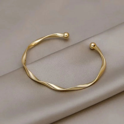 Silver Bracelet Solid Silk Feather Push Pull Bracelet