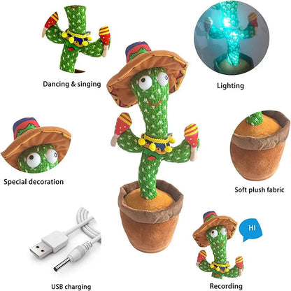 Dancing Cactus Talking Cactus Baby Toys