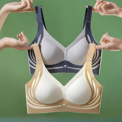 Women's Plus Size Seamless Bra Wide Adjustable Straps